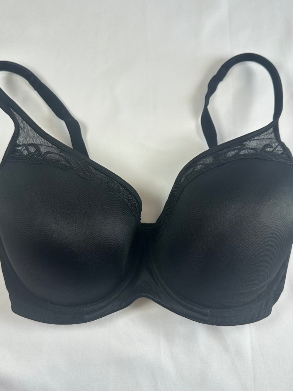 Soma Breathe Beautifully Full Coverage Underwire Black Size 34DDD Lace Trim